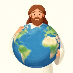 God speaking the creation of the world