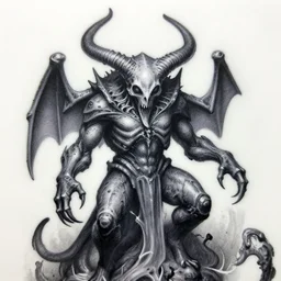 airbrush drawing macro packed with filth, comatose baphomet orcus hybrid, full bodied premiered, random animal | viscera as god |, carapace armor, claustrophobically crowded into a deep in sewer terrifying tunnel, chris foss, enric torres, wayne d barlowe, geof darrow, alberto bontempi, feng zu hyper realism, torch light