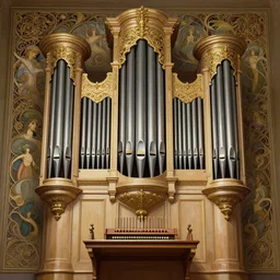 pipe organ, d & d, fantasy, intricate, elegant, highly detailed, digital painting, artstation, concept art, smooth, sharp focus, illustration, art by artgerm and alphonse mucha and john howe