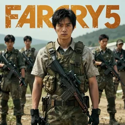 korean film still from korean adaptation of far cry 5