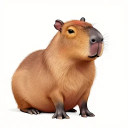 drawing of mafia capybara
