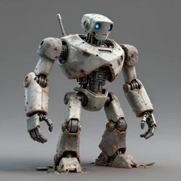 broken busted grime dirty robot decaying trending on artstation 4 k 8 k hd high detail smooth
