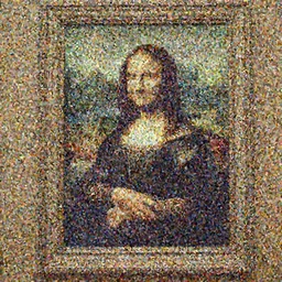 a sculpture of the mona lisa