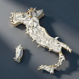 georeferenced photo of italy
