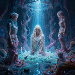 melting psychedelic realm possessed by astral beings trying to escape the end of time andree wallin