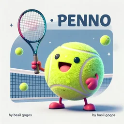 tennis ball monsters playing tennis, a tennis ball monster, tennis ball, colorful, digital art, fantasy, magic, trending on artstation, ultra detailed, professional illustration, chalk, poster artwork by basil gogos, clean