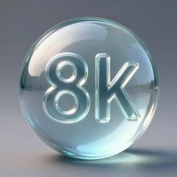 Glass ball like a man, 8k, artstation, detalied, digital art,