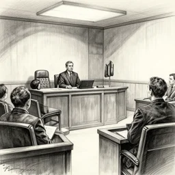 courtroom sketch