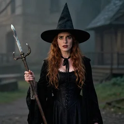 Jennifer Connelly as a Witch in Time Burton's Sleepy Hollow, Film Still