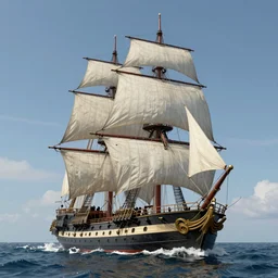 sail frigate in burning sea, unreal engine realistic render, 8 k, micro detail, intricate, elegant, highly detailed, centered, digital painting, artstation, smooth, sharp focus, illustration, by ivan aivazovsky