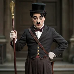 God of war as Charlie Chaplin