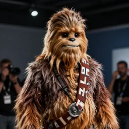 chewbacca in back to the future, highly detailed, extremely high quality, hd, 4 k, 8 k, canon 3 0 0 mm, professional photographer, 4 0 mp, lifelike, top - rated, award winning, realistic, detailed lighting, detailed shadows, sharp, no blur, edited, corrected, trending