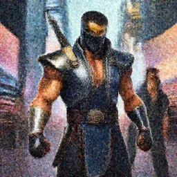 mortal kombat sub - zero in times square, illustration by ruan jia and mandy jurgens and william - adolphe bouguereau, artgerm, 4 k, digital art, surreal, space dandy style, highly detailed, godsend, artstation, digital painting, concept art, smooth, sharp focus, illustration by ruan jia and mandy jurgens and william - adolphe bouguereau