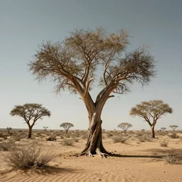 strangely isolated ghost tree in the martian jungle