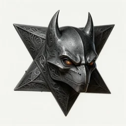 anthropomorphic triangle head in edgy darkiron bat mr. bean, intricate, elegant, highly detailed animal monster, digital painting, artstation, concept art, smooth, sharp focus, illustration, art by artgerm, wayne barlowe, trending on artstation and greg rutkowski and alphonse mucha, 8 k