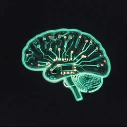 a 2 8 mm macro photograph of a brain in the shape of a circuit board, photography, film, film grain, canon 5 0 mm, cinematic lighting