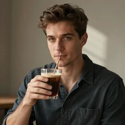 coffee drink a man