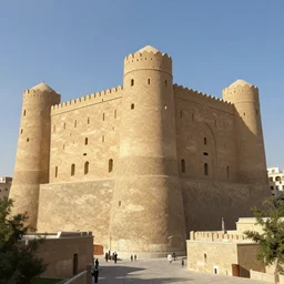 A beautiful, perfect, impressive, amazing concept art digital CG painting of Erbil citadel, trending on ArtStation, Unreal Engine