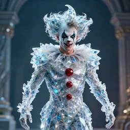 a cinematic still from jajaboonords flipjimtots, tom cruise jester costume, crystalline, octane render, nvidia raytracing demo, masterpiece