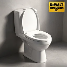 dewalt toilet, realistic, 8 k, extremely detailed, cgi, trending on artstation, hyper - realistic render, 4 k hd wallpaper, premium prints available, octane render, award winning, by greg rutkowski