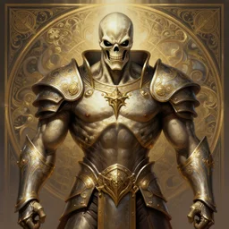 symmetry! portrait of skeletor, d & d, muscular!! angry!!! armour, fantasy, intricate, elegant, highly detailed, digital painting, artstation, concept art, smooth, sharp focus, illustration, art by artgerm and greg rutkowski and alphonse mucha