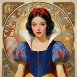 portrait of princess snowhite, intricate, elegant, highly detailed, my rendition, digital painting, artstation, concept art, smooth, sharp focus, illustration, art by artgerm and greg rutkowski and alphonse mucha and uang guangjian and gil elvgren and sachin teng, symmetry!!