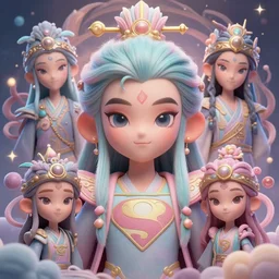 guan yu as a superhero portrait | highly detailed | very intricate | symmetrical | whimsical and magical | soft cinematic lighting | award - winning | closeup portrait | doll | painted by donato giancola and mandy jurgens and ross tran | pastel color palette | featured on artstation