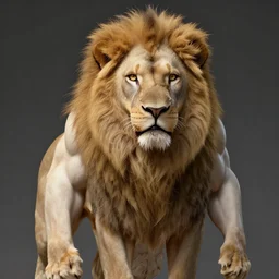 commission portrait of a fit albino male lion,anthro,character design by charles bowater,greg rutkowski,ross tran,hyperdetailed,hyperrealistic,4k,deviantart,artstation,professional photography,concept art