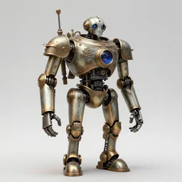 rococo mech bot, ornate, antiquated, concept art, quaint, sharp focus, high detail, by simon stalenhag