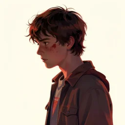 a side character of Eleven from Stranger things by (((Ralph Horsley))), insanedetails!!!