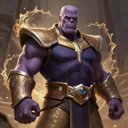 [ important ] amazing masterclass portrait of thanos, hearthstone splash art, deiv calviz, splash art, natural light, elegant, intricate, fantasy, atmospheric lighting, by greg rutkowski, hearthstone splash art, hd wallpaper, ultra high details, cinematic composition, professional master piece made in one year