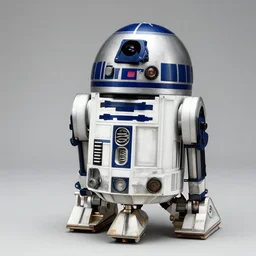 a medium format camera that looks like r 2 - d 2, product photography