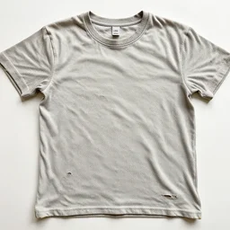 una camiseta rota con pequenos agujeros y desgastada por el tiempo