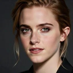 photo of emma watson, face paint