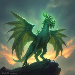 mount epic swift olive raptor screenshot world of warcraft mounts worldboss bioluminecant light concept sketch art and by feng zhu alena aenami artworks in 4 k beeple, by thomas kinkade heartstone overwatch blizzard 3 d rtx hdr