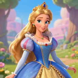 a very detailed and sharp photo of Chantal Janzen as a princess in a fairytale, colorful image, trending on artstation