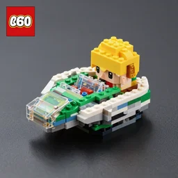 space made of lego