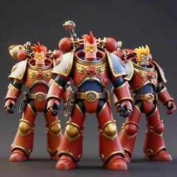 futurama characters warhammer games workshop, art digital art, 3 d high definition, trending on artstation, trending on deviantart photorealistic, high resolution, 8 k, octane, hyper detailed, insane details, intricate, elite, ornate, elegant trend, unreal engine