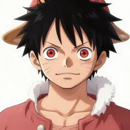 luffy with rinnegan from naruto