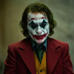 Willem Dafoe as The Joker, film still from The Dark Knight, detailed, 4k