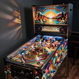 rococo-style pinball machine