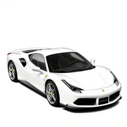 black and white illustration of ikea instructions of a Ferrari car