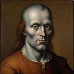 Megamind portrait, renaissance painting