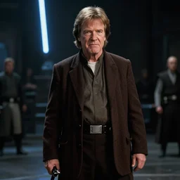 george lucas in star wars episode 3, 8k resolution, full HD, cinematic lighting, award winning, anatomically correct