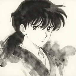墨絵 in the style of Katsuhiro Otomo
