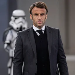 Emanuel Macron as a starwars character