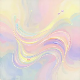 an abstract rendering of abstraction pastel colors and whipped paint noodles by James Jean, trending on artstation