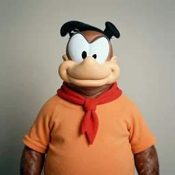 portrait photo still of real life fred flintstone, 8 k, 8 5 mm f 1. 8