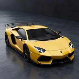 realistic photographie lamborgini luxury 3 d render, octane render, unreal engine render