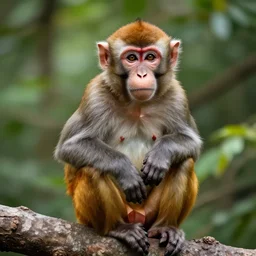 a monkey ,polygon-W 768